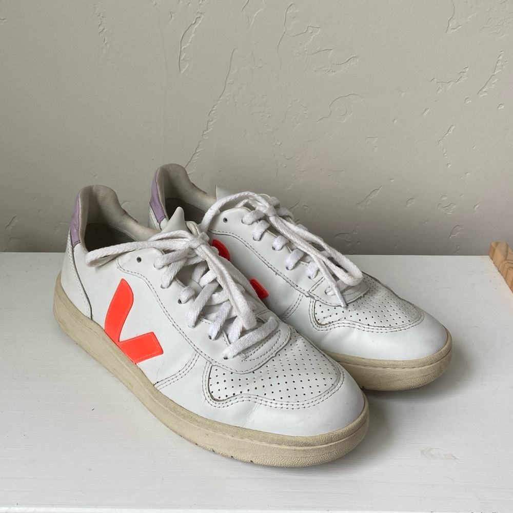 Veja x Madewell V-10 leather sneakers